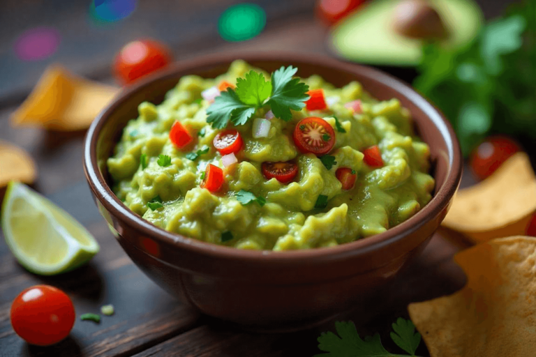 Receita de Guacamole Tradicional
