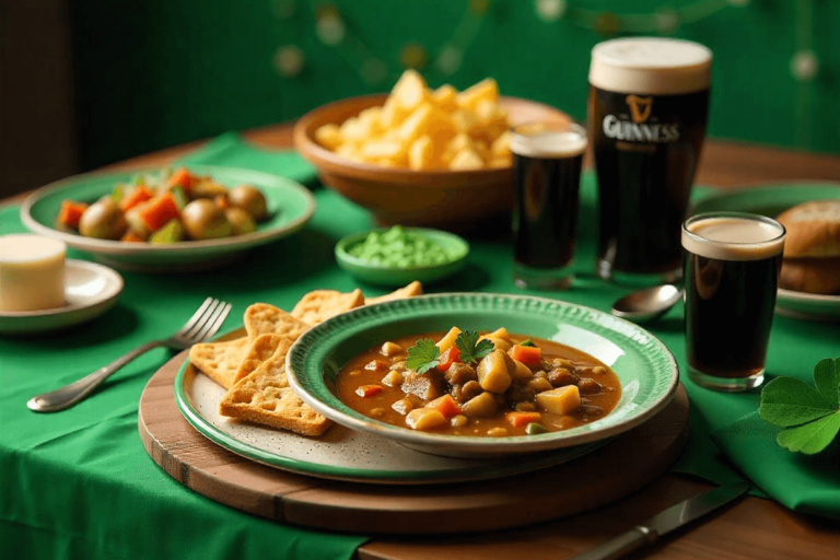 Comidas Típicas de St. Patrick's Day.
