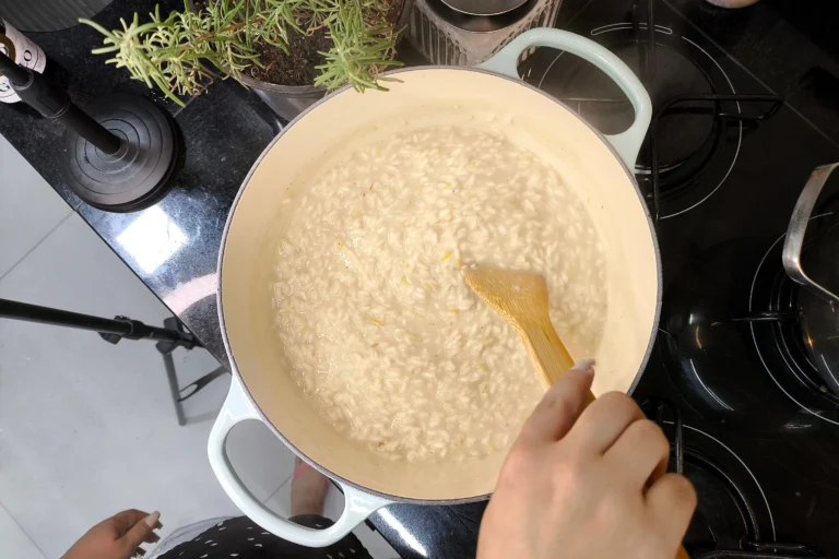Preparando o Risoto